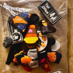 The Office croc charms